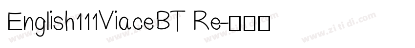 English111ViaceBT Re字体转换